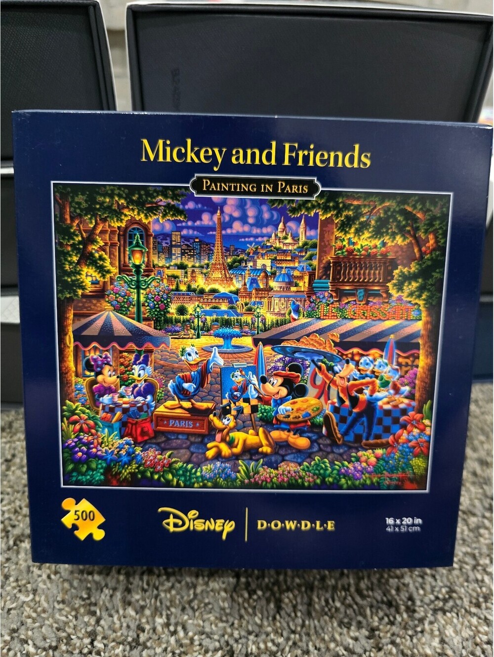 Dowdle Disney Mickey and Friends Painting in Paris 500 Piece Puzzle